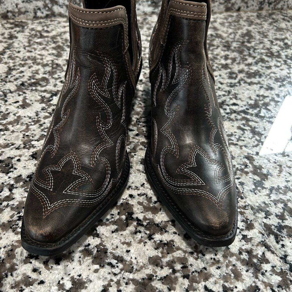Myra Emmie Faye Stitched Ankle Boot Sz 7 - Picture 5 of 16